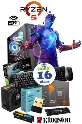 PC AMD RYZEN 5 8500G 16GB DDR5 500GB A620M RTX3050